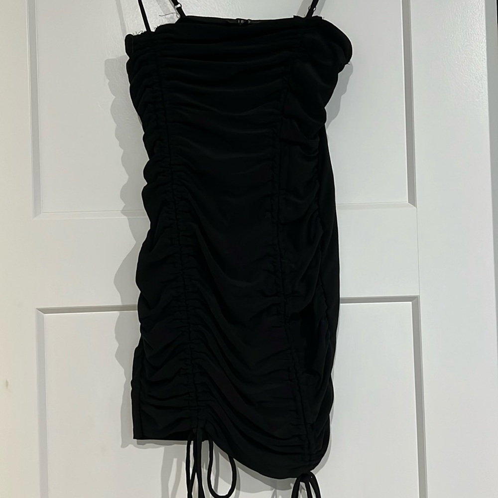 Black mini dress